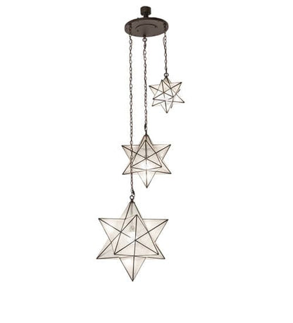 3 Light 36" Wide Multi Light Pendant