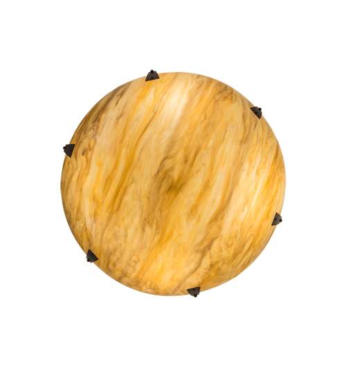 Araneta 4 Light 37" Wide Semi-Flush Bowl Ceiling Fixture - Oil Rubbed Bronze Finish - Medium Bulb Base