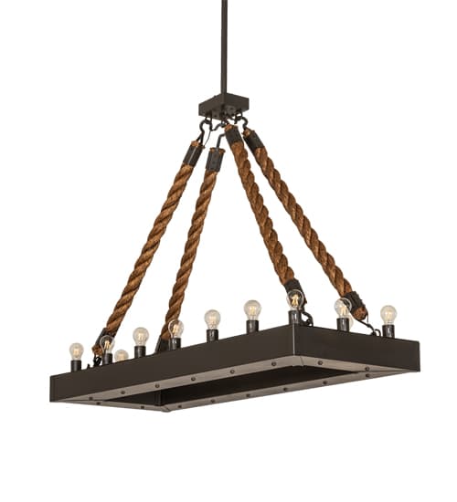 16 Light 60" Wide Linear Pendant