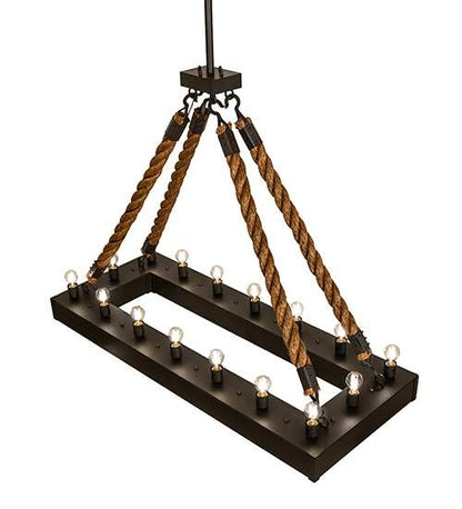 16 Light 60" Wide Linear Pendant
