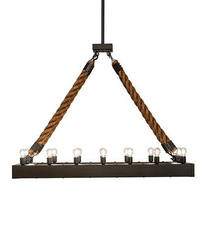 16 Light 60" Wide Linear Pendant