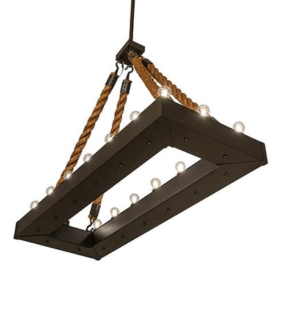 16 Light 60" Wide Linear Pendant