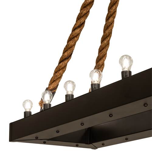16 Light 60" Wide Linear Pendant