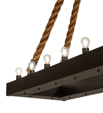 16 Light 60" Wide Linear Pendant