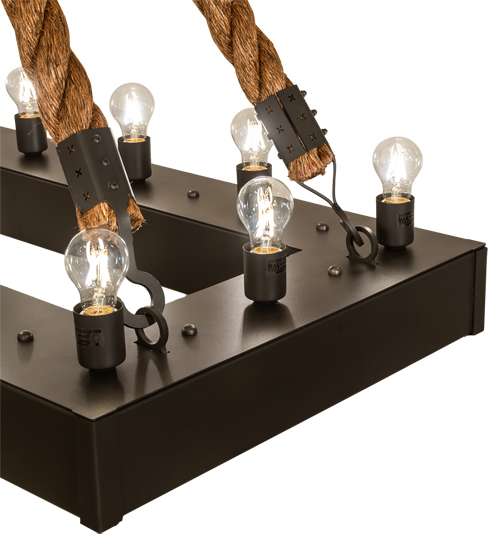 16 Light 60" Wide Linear Pendant