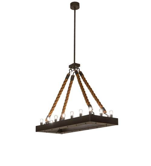 16 Light 60" Wide Linear Pendant