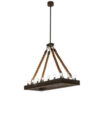 16 Light 60" Wide Linear Pendant
