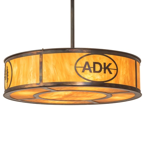8 Light 37" Wide Pendant