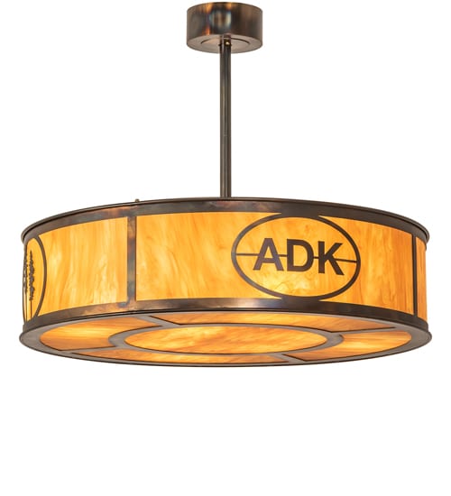 8 Light 37" Wide Pendant