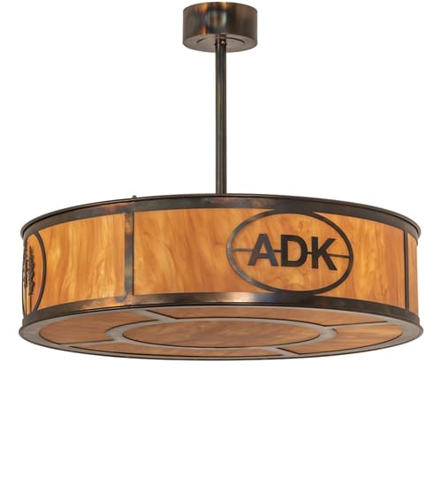 8 Light 37" Wide Pendant