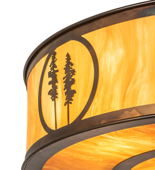 8 Light 37" Wide Pendant