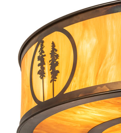 8 Light 37" Wide Pendant