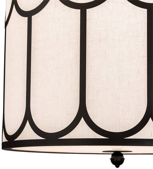 6 Light 30" Wide Pendant