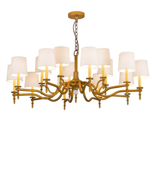 Toby 15 Light 52" Wide Chandelier