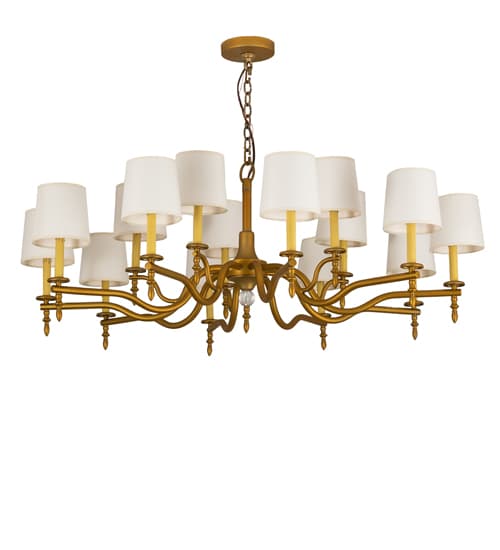 Toby 15 Light 52" Wide Chandelier