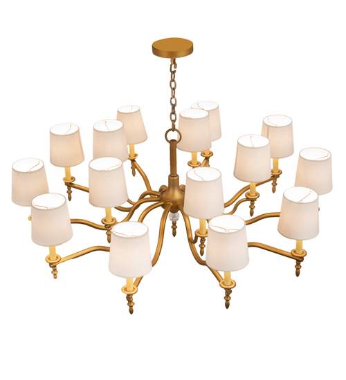Toby 15 Light 52" Wide Chandelier