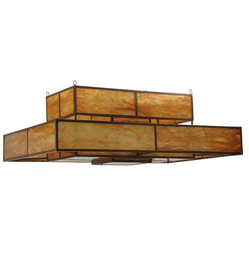 Fellowship 8 Light 72" Wide Flush Mount Ceiling Fixture