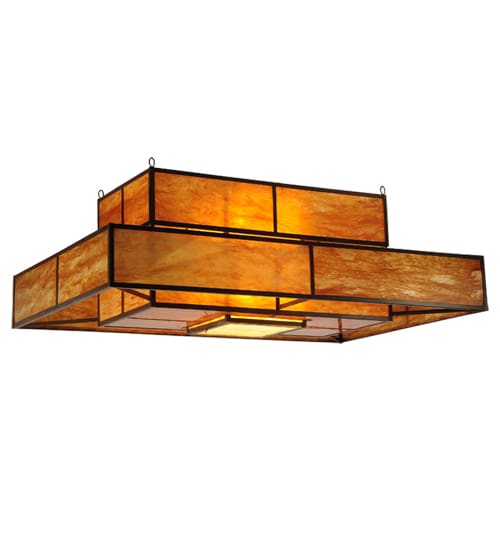Fellowship 8 Light 72" Wide Flush Mount Ceiling Fixture