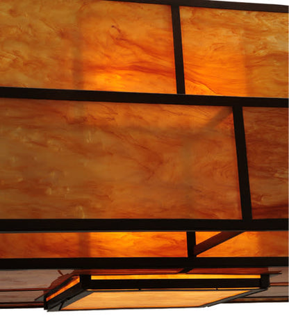 Fellowship 8 Light 72" Wide Flush Mount Ceiling Fixture