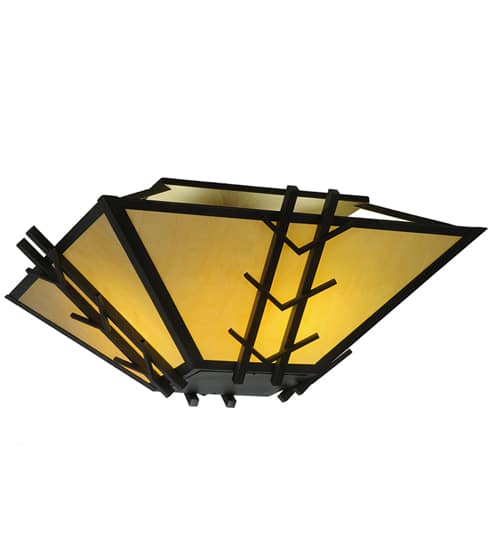 Turk 8 Light 42" Wide Semi-Flush Ceiling Fixture