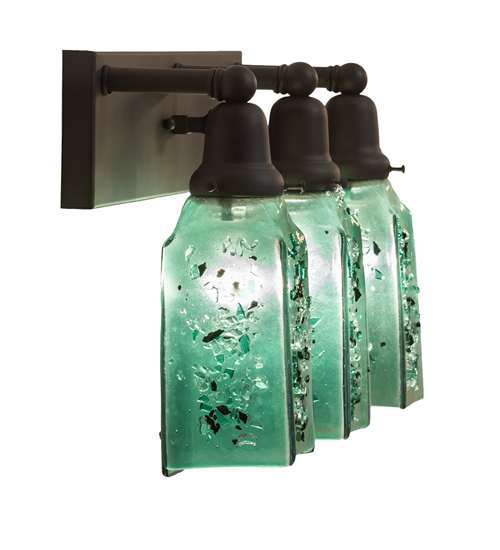 3 Light 12" Tall Wall Sconce