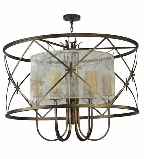 6 Light 48" Wide Pendant