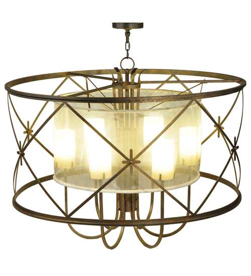 6 Light 48" Wide Pendant