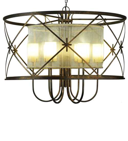 6 Light 48" Wide Pendant