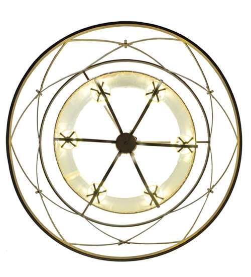 6 Light 48" Wide Pendant
