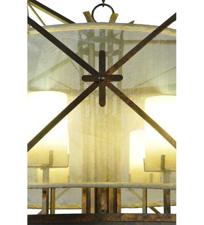 6 Light 48" Wide Pendant