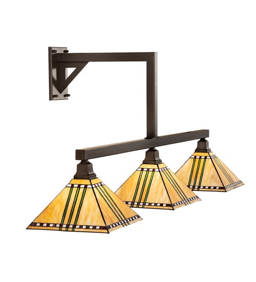 3 Light 26" Tall Wall Sconce