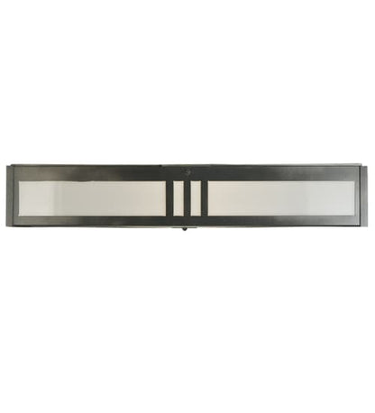 Whitewing 4 Light 36" Wide Flush Mount Square Ceiling Fixture - Blackened Pewter Finish - Medium Bulb Base