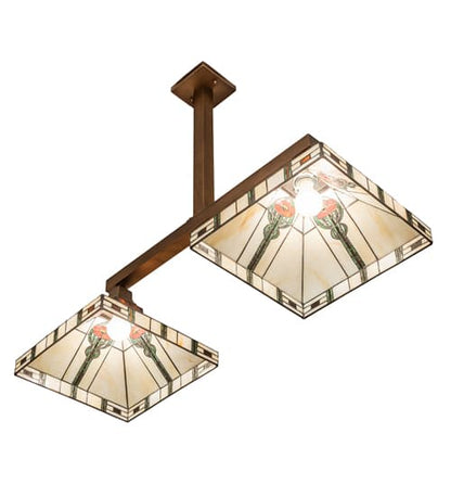 2 Light 39" Wide Linear Pendant