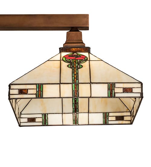 2 Light 39" Wide Linear Pendant