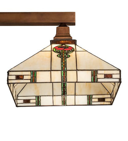2 Light 39" Wide Linear Pendant