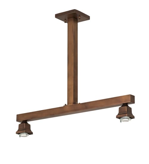 2 Light 39" Wide Linear Pendant