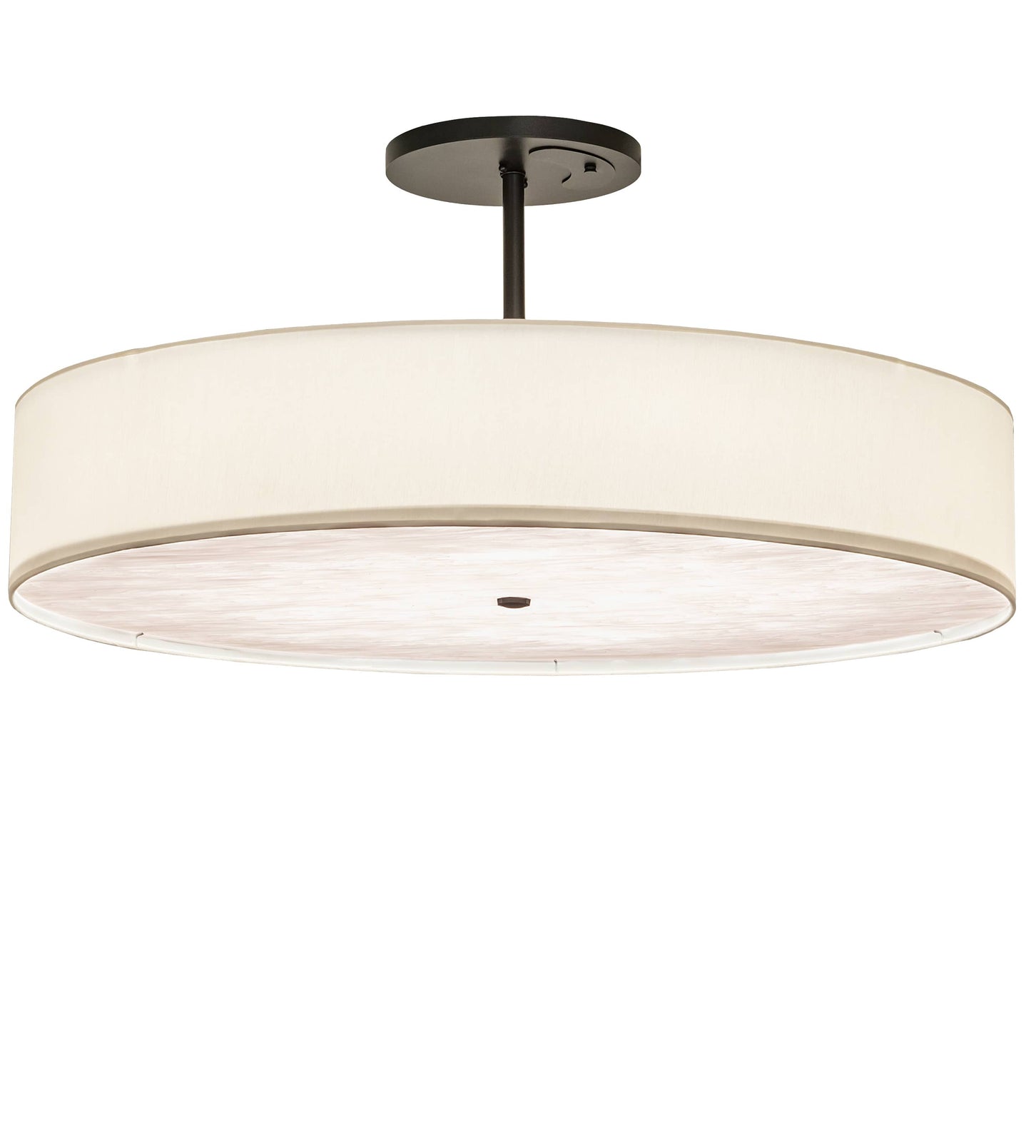 Cilindro 42" Wide LED Semi-Flush Drum Ceiling Fixture