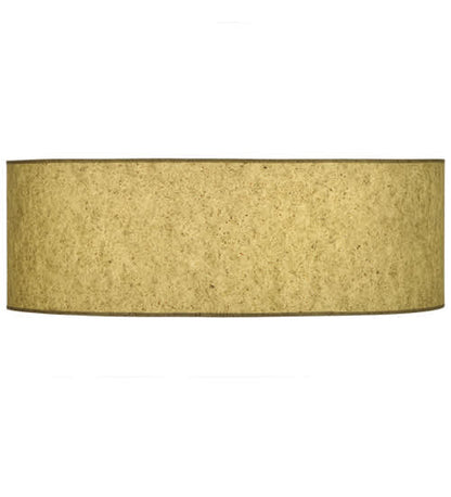 Cilindro 3 Light 36" Wide Semi-Flush Drum Ceiling Fixture - Natural Aluminum Finish