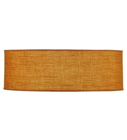Cilindro 3 Light 36" Wide Semi-Flush Drum Ceiling Fixture with Copper Burlap Shade - Nickel Finish