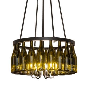 Tuscan Vineyard 6 Light 26" Wide Ring Chandelier