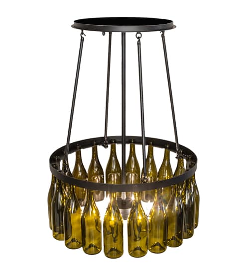 Tuscan Vineyard 6 Light 26" Wide Ring Chandelier