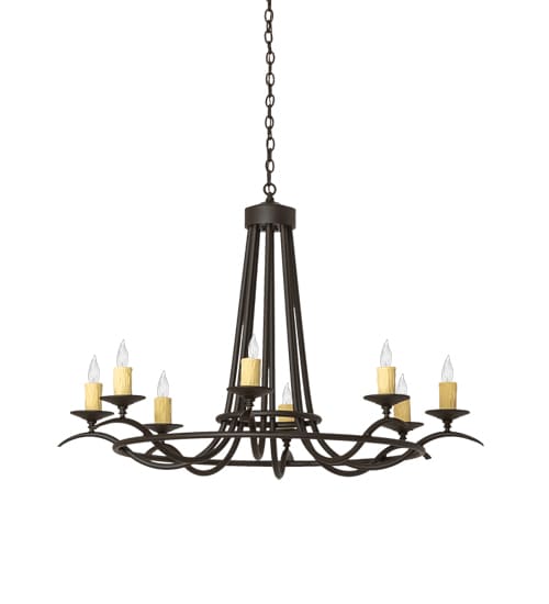 Octavia 8 Light 48" Wide Taper Candle Style Chandelier