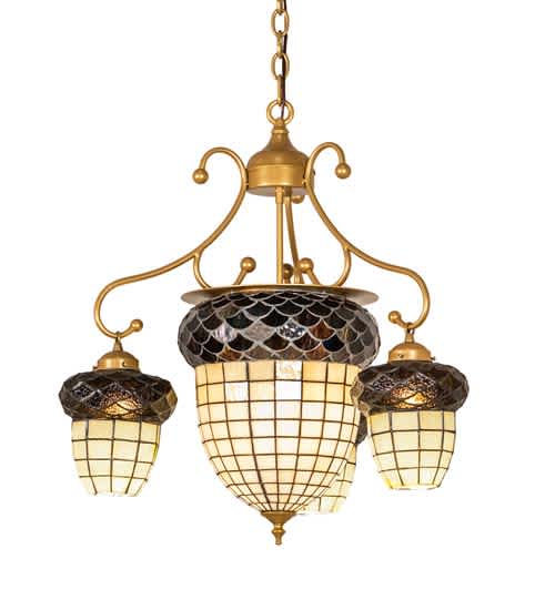 Acorn 4 Light 28" Wide Chandelier