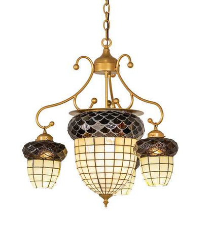 Acorn 4 Light 28" Wide Chandelier