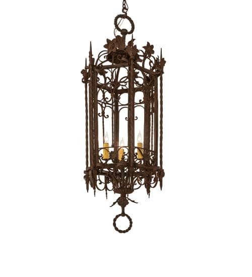 Gordes 3 Light 28" Wide Candle Style Chandelier