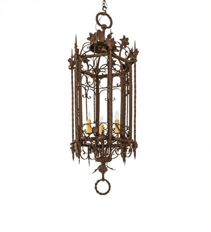 Gordes 3 Light 28" Wide Candle Style Chandelier