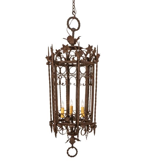 Gordes 3 Light 28" Wide Candle Style Chandelier