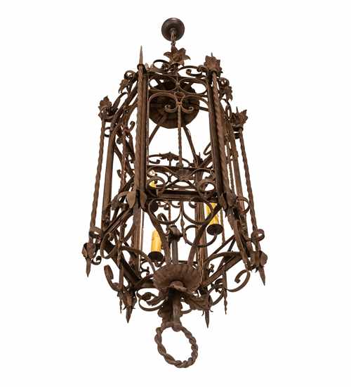 Gordes 3 Light 28" Wide Candle Style Chandelier