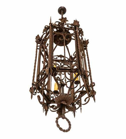 Gordes 3 Light 28" Wide Candle Style Chandelier