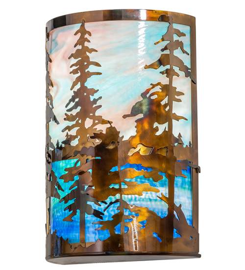 2 Light 18" Tall Wall Sconce